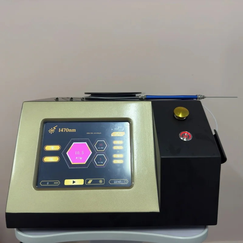 New 1470 Fiber laser Dissolved Fat Lose Weight 980NM  Remove Spider Veins Nail Fungus Face Removing Red Blood Silk 2 Wavelengths