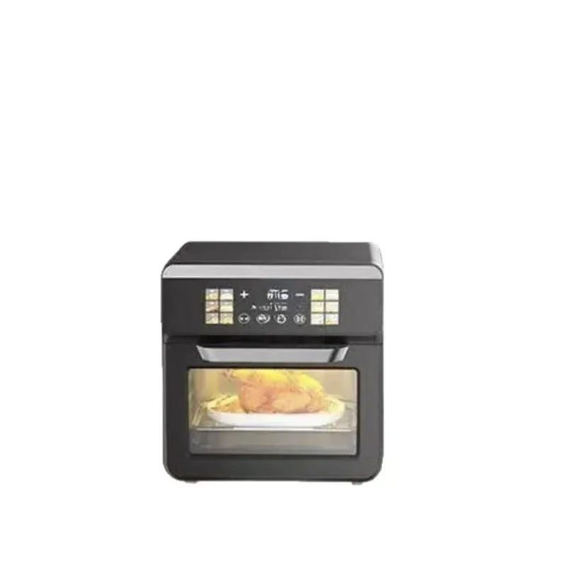Air fryer evenly baked without turning over 50L household micro-steaming, baking and frying integrated touch screen visual large