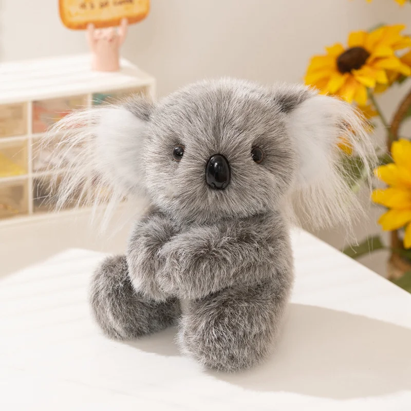 1Pc 19cm Lovely Long Plush Koala Dolls Stuffed Animal Koala Bear Plush Toy Animal Baby Toys Soft Cute for Kids Birthday Gift