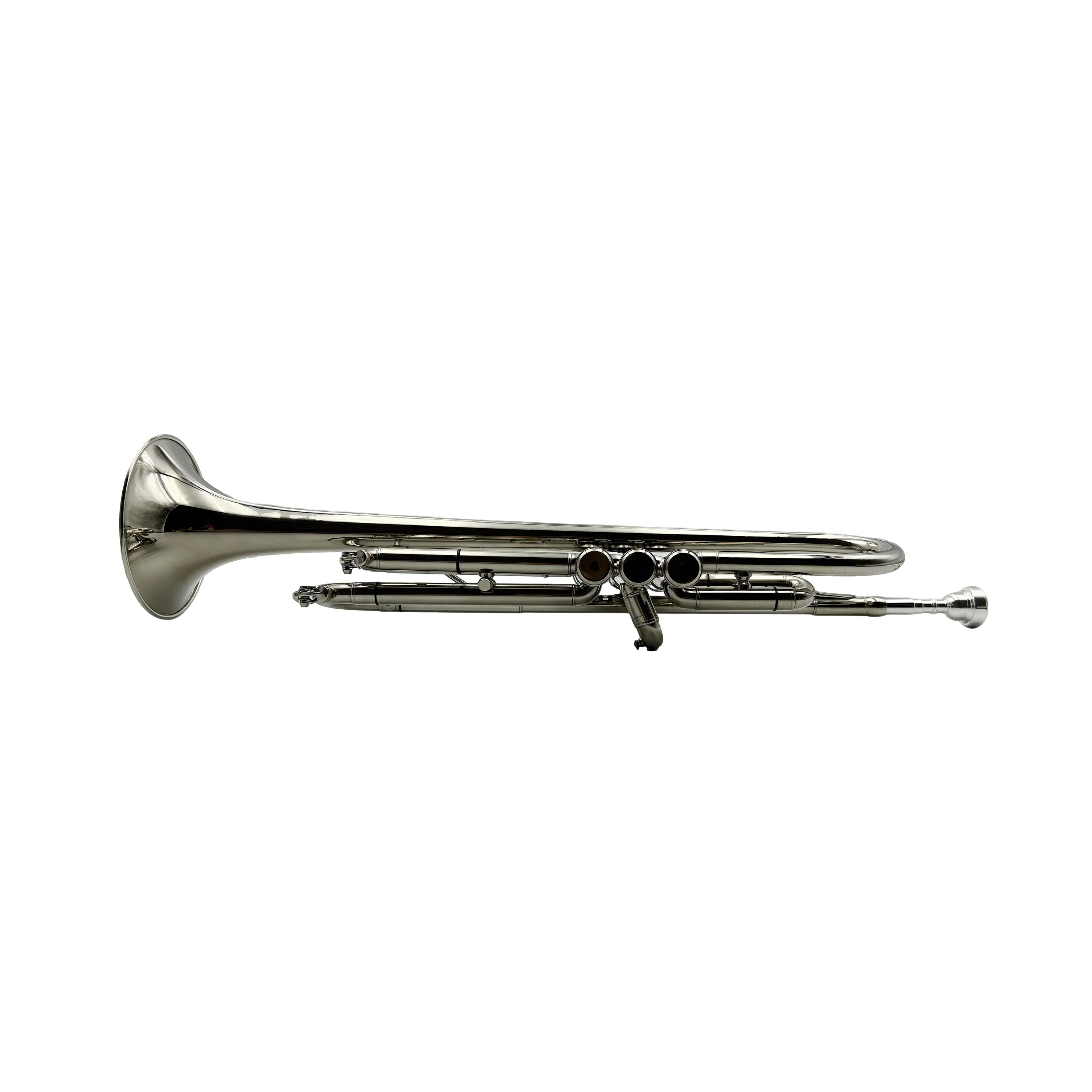 

OEM BB Nickel Trumpet JYTR401N Brass Body Trompette Instrument Wind Musical Instrument For Students Beginners Studio Practice