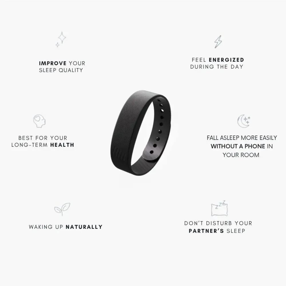 LED Digital Alarm Clock Watch Adjustable Waterproof Alarm Bracelet with Running Pedometer Snooze-proof Vibrating Alarm