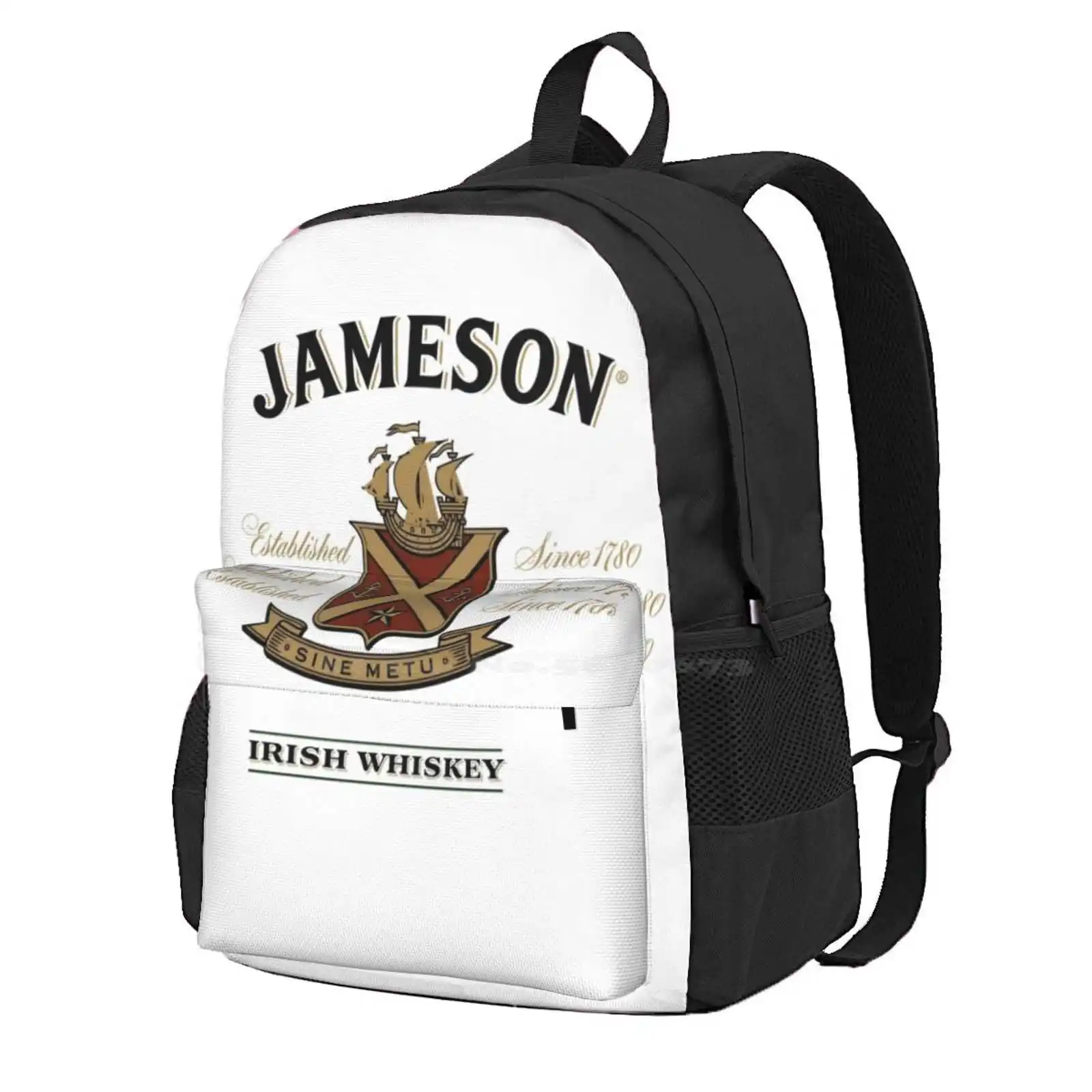 

Inside The Magic Factory Of Feelings Hot Sale Schoolbag Backpack Fashion Bags Detailed Watercolor Jameson Whiskey Destiled