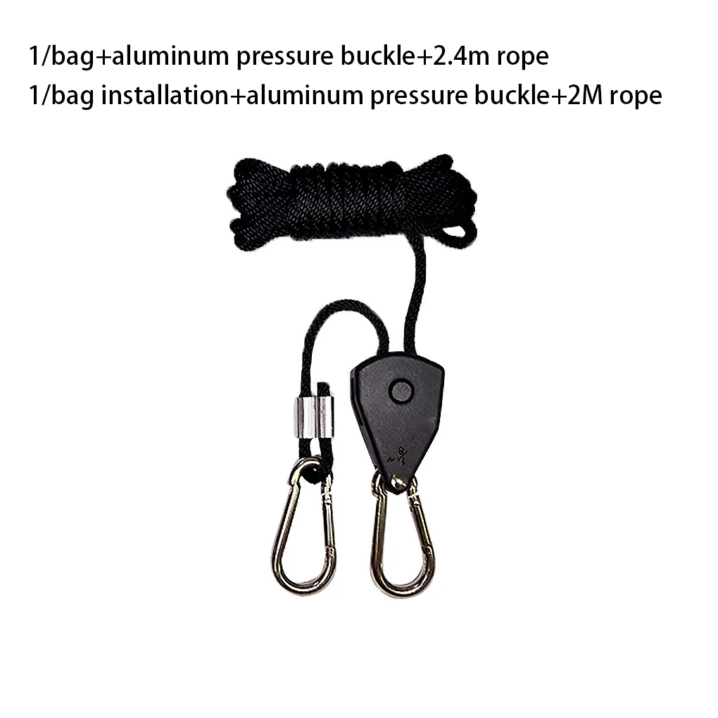 Balcony Flower Pot Hanger 1/8 Inch Flowerpot Light Hanging Rope Ratchets