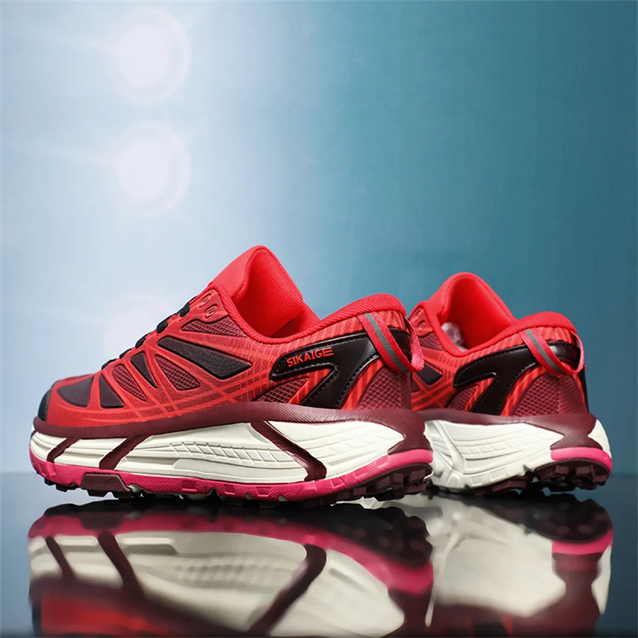 Zapatillas de correr transpirables para hombre y mujer, zapatos deportivos ligeros con cojín de aire, cómodos, atléticos, para senderismo al aire