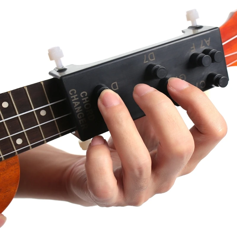 Ukulele Chord Assisted Tool with 8 Chords Lightweight Ukulele Chord Trainer Dropshipping