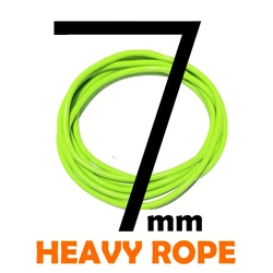 NEVERTOOLATE 7 mm średnica gruby liny pcv 3 metr 3.5 metr 80A skakanka zapasowy akcesoria linowe backup zmień linę z zaciskami