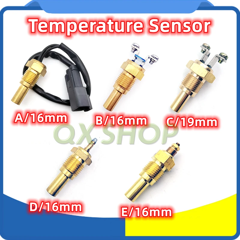 

Excavator parts for Caterpillar CAT 200B/305/307/312/320CD/330/336 engine water temperature sensor、oil temperature sensor