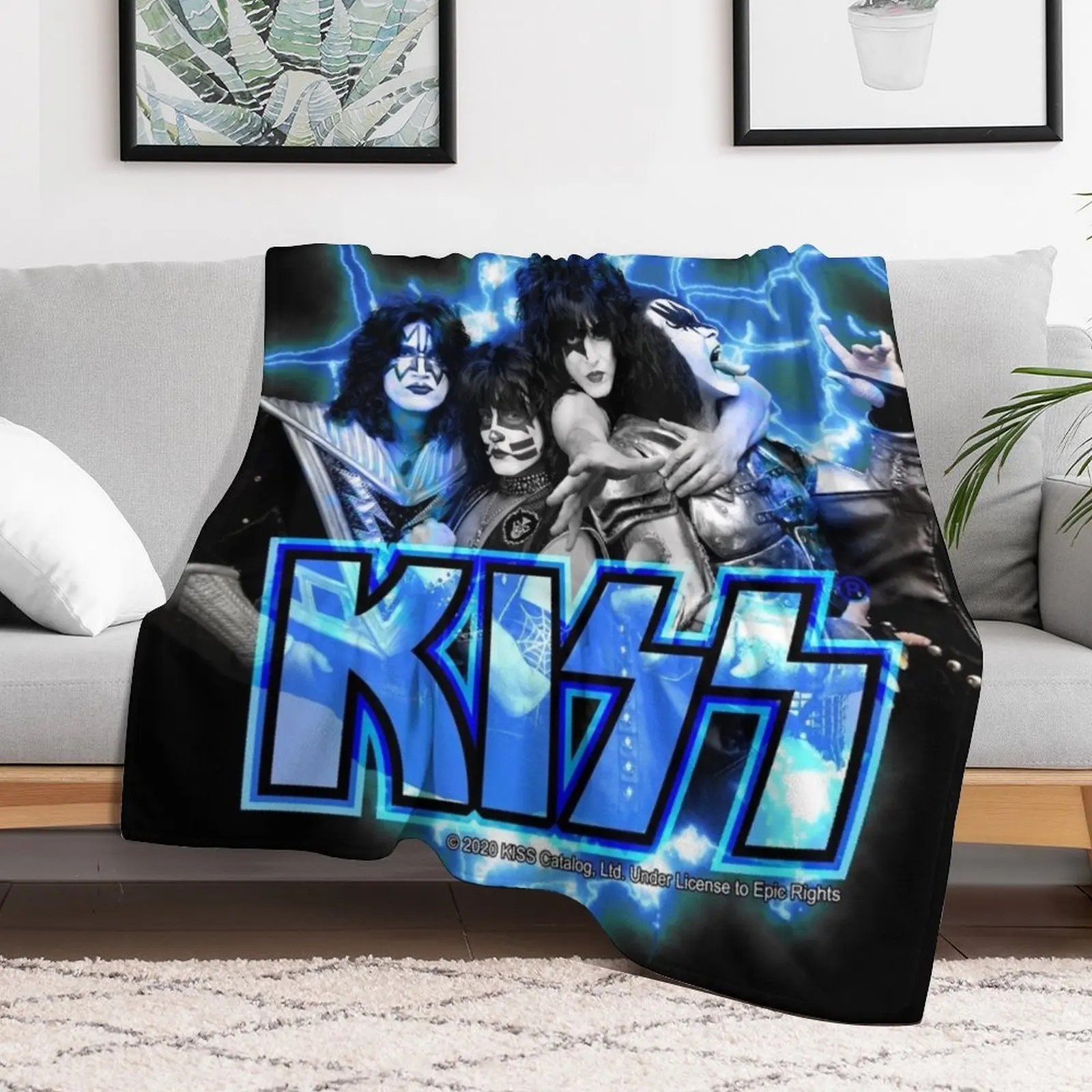 KISS ? the Band - All Members Electric Throw Blanket Decorative Throw Cute cosplay anime for sofa Blankets