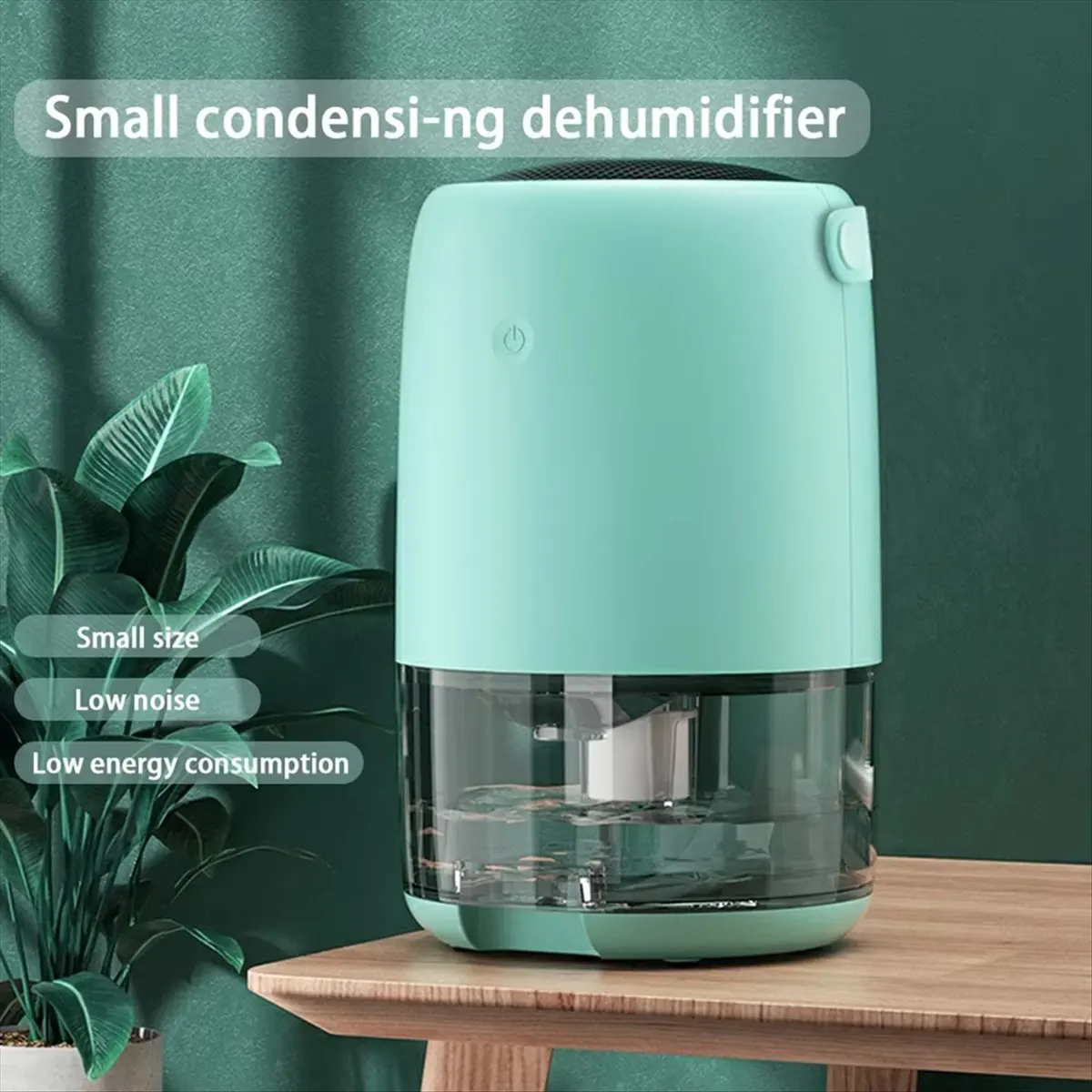 N14R Top 1100ML Ultra-Quiet Dehumidifier for Home - Efficient Air Purification, Compact Design, Ideal for Bedroom,EU Plug