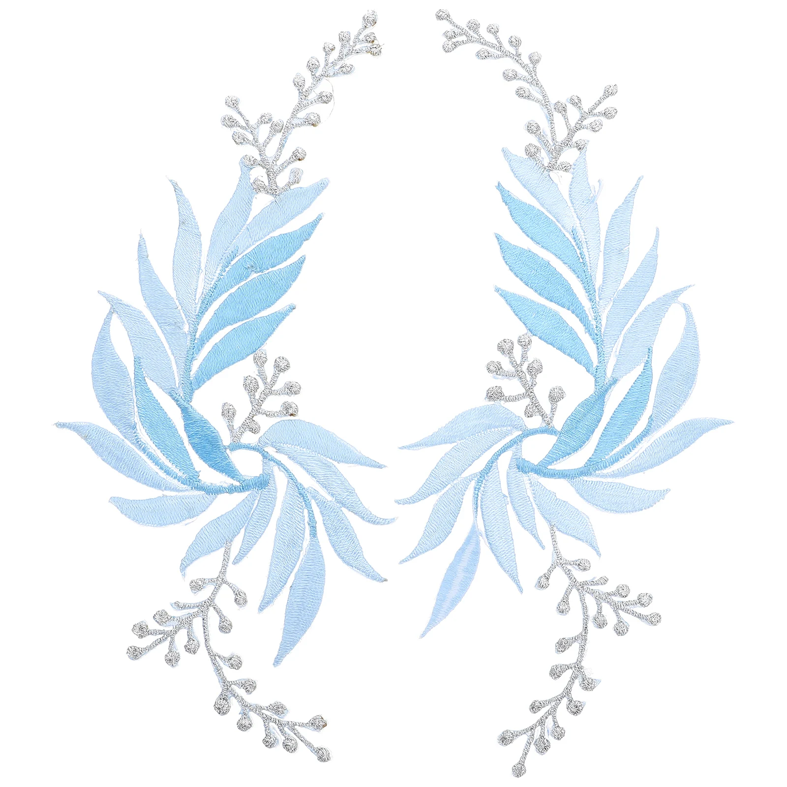 

2Pcs Patches Embroidery DIY Supplies Sewing Materials Hat Appliques Garment Decorations Repair Projects Elastic B
