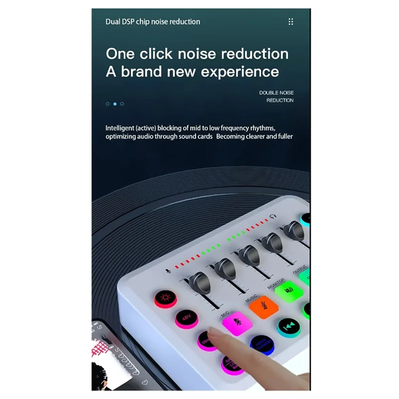 B63B-F11 Geluidskaarten Audiomixer Veldkaarten Computers PC Mixers Professionele studio-opnamekits Podcasting-accessoires