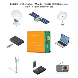 0.1MHz - 6GHz Full Band Low Noise Amplifier, 20dB High Gain RF Power LNA RF Power Preamplifier Module TOP3M9037-LNA