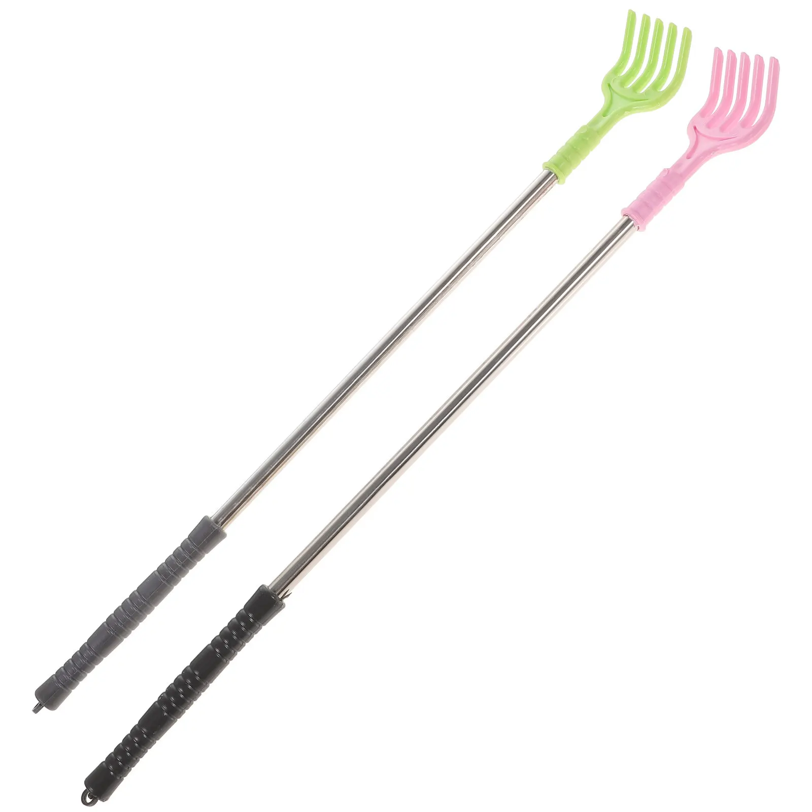 

2Pcs Body Scratcher for Summer Itch Relief Ergonomic Back Scratcher with Comfort Grip Rust Resistant Scratch Stick for Hard to