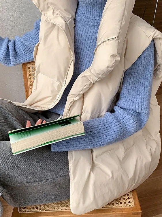 เสื้อกั๊กผ้าฝ้ายยุโรปคุณภาพสูงหรือแผ่นรองไหล่แฟชั่นสำหรับผู้หญิง เสื้อคลุมแฟชั่น กวางโจว โรงงานที่สิบสาม