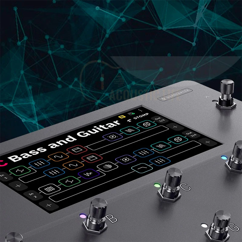 Neural DSP Quad Cortex Quad-Core Digital Effects Modeler/Profiling Floorboard Multi-touch Guitar and Bass Modeler