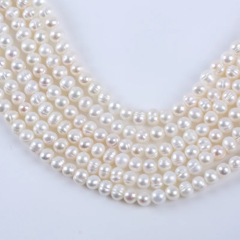 Natural Freshwater Pearl Potato Shaped Small Beads 4-5mm Charming Jewelry Making DIY Necklace Bracelet Accessories Gifts