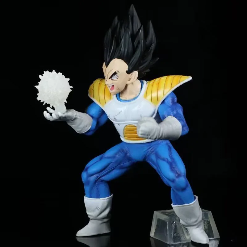17cm anime dragon ball z transformado vegeta macaco estátua com lua artificial pvc figura de ação modelo colecionável ornamentos