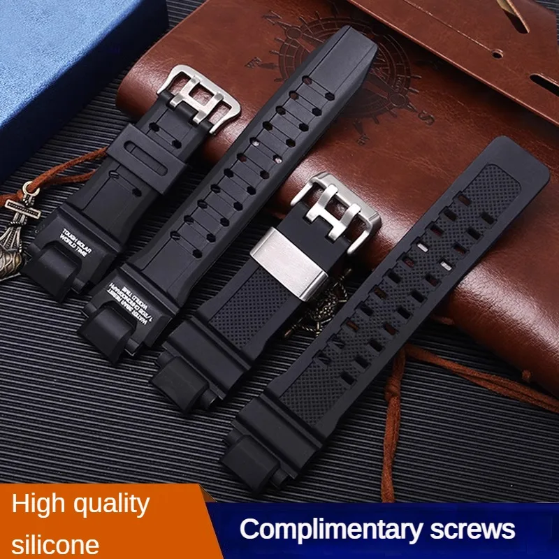 Substitute For G-SHOCK/GW-A1100/G-1400/GW-4000 Series Dedicated Interface Rubber Watch Strap