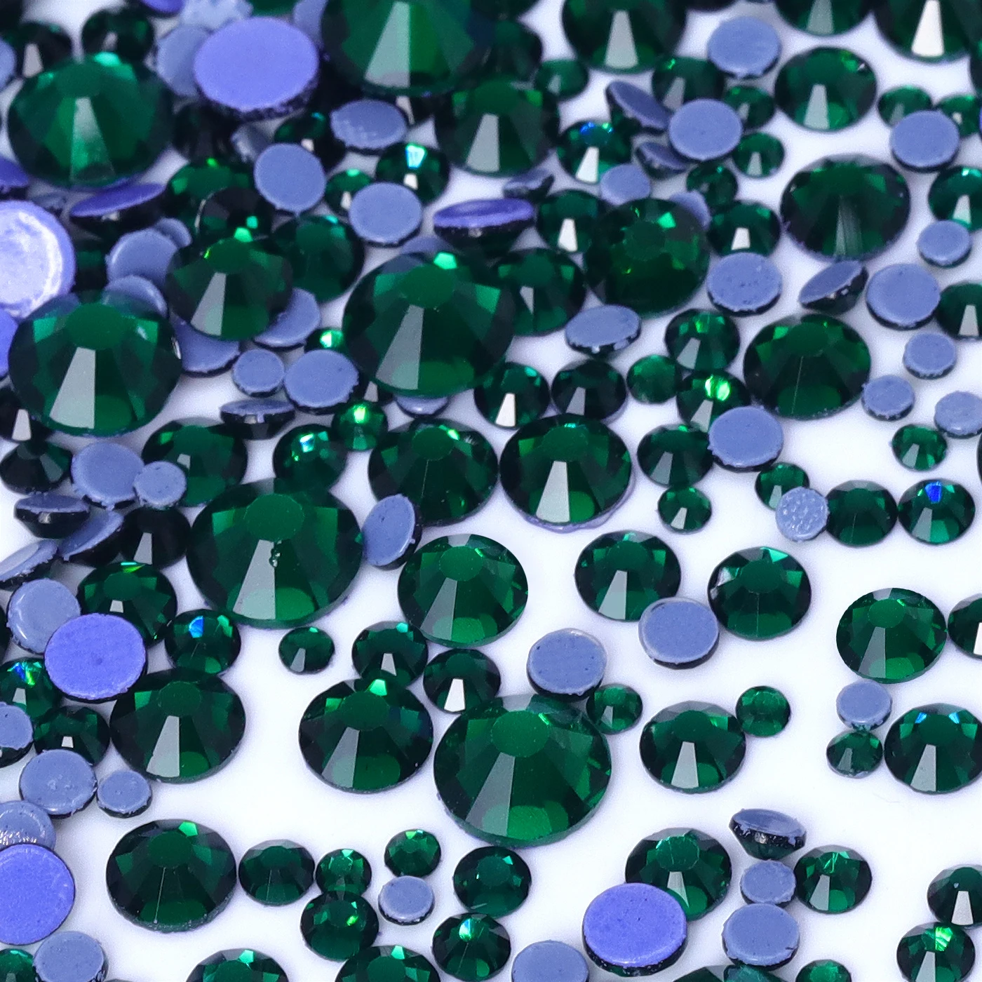 SS6-SS30 Formato della miscela Vetro Hotfix Strass Glitter di alta qualità Nail Art Cristallo per abiti da sera Artigianato Decorazione a base piatta