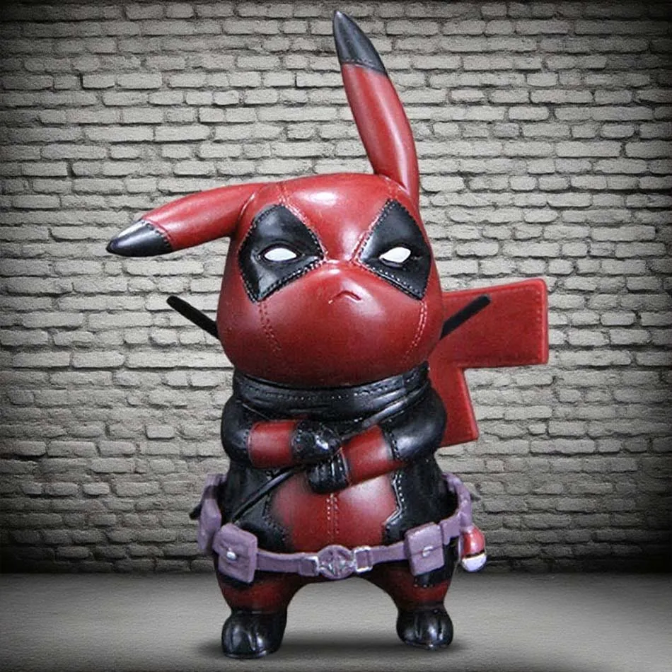 Figurka Deadpool z anime, hit sprzedaży 2025, ozdoba do wnętrza samochodu, zawieszka, model, mini lalka, zabawka dla dzieci, prezent