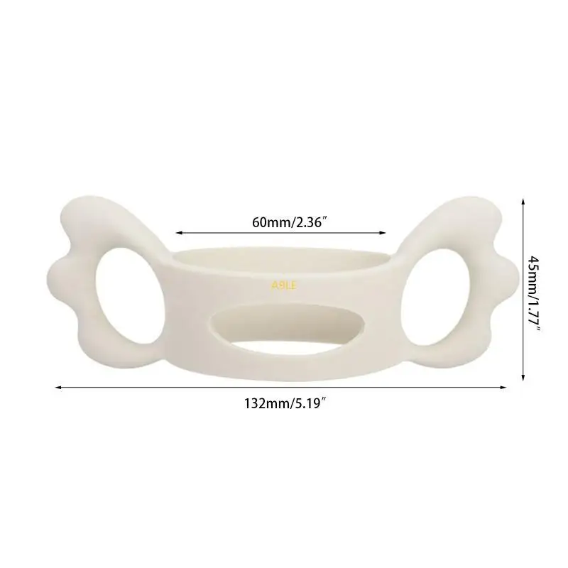 Hollow Out Baby Bottle حامل ، مقبض زجاجة قبضة يدوية صغيرة تصميم