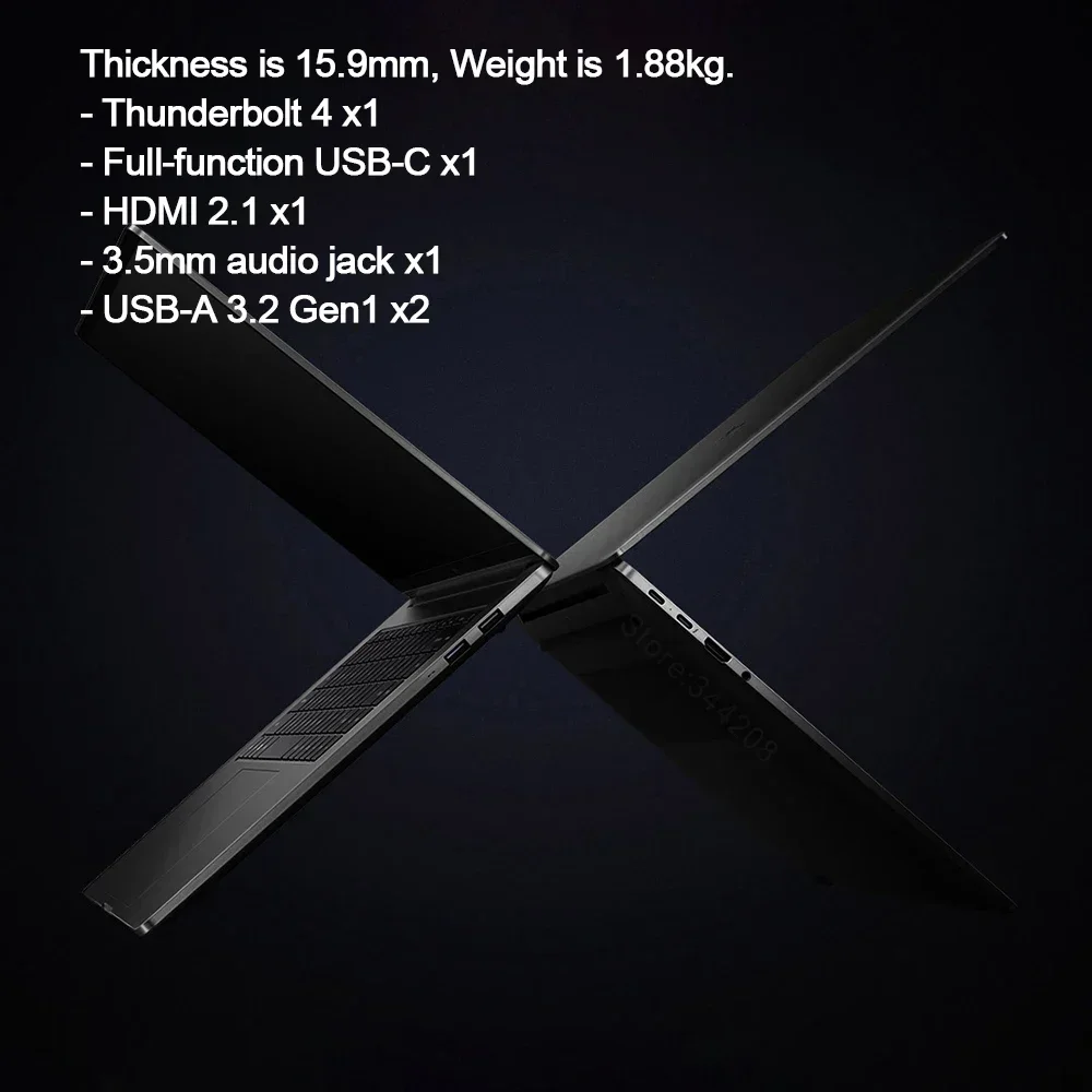 New! For Redmi Book Pro 16 2024 Laptop Intel Ultra5 125H 7 155H RAM 32GB SSD 1TB 16"Inch 3.1K 165Hz Notebook Ultrabook Comput