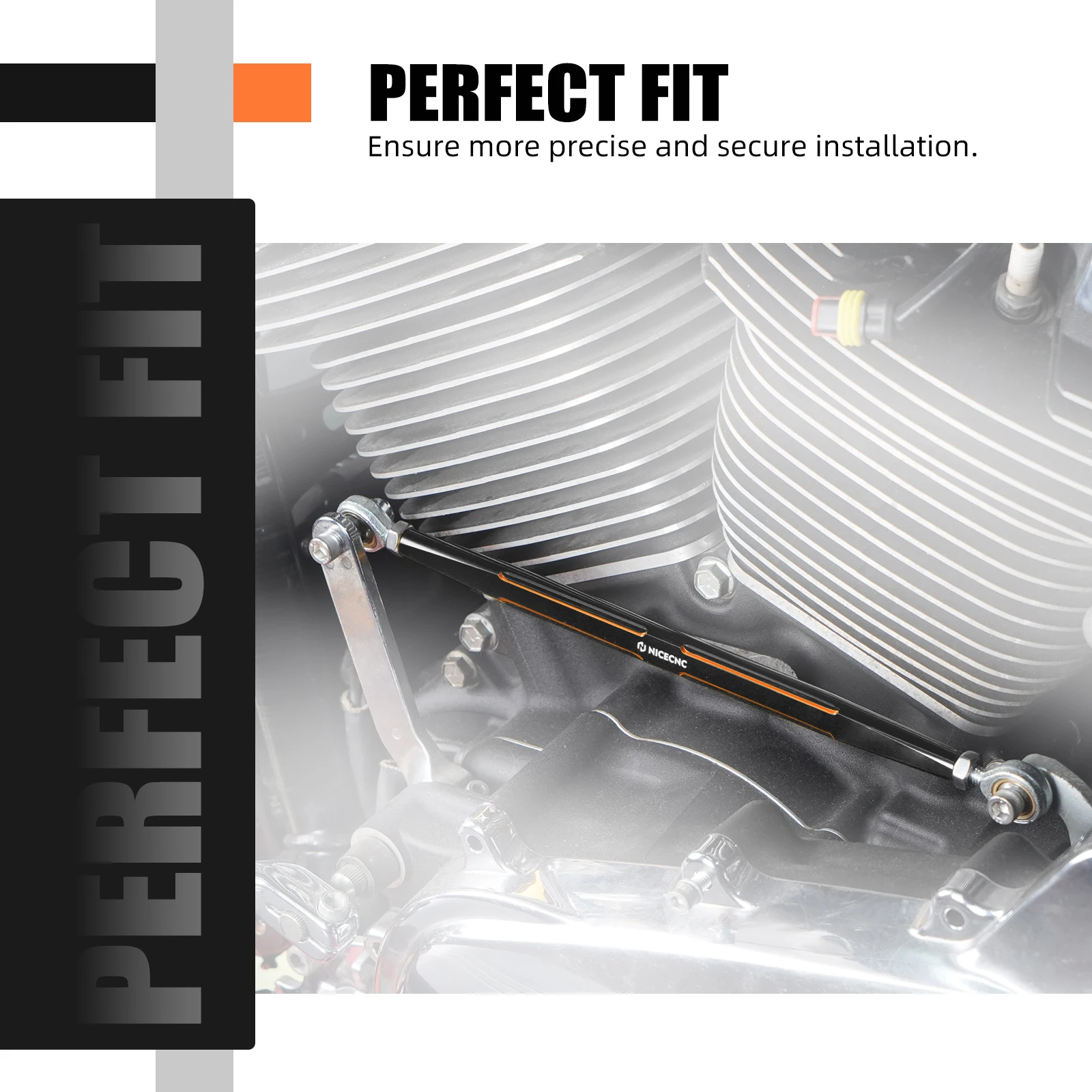 NICECNC Schaltgestänge für Harley Street Glide Special FLHXS Road Glide Road King Special FLHRXS Fat Bob FXFBS 114 – Detail 9