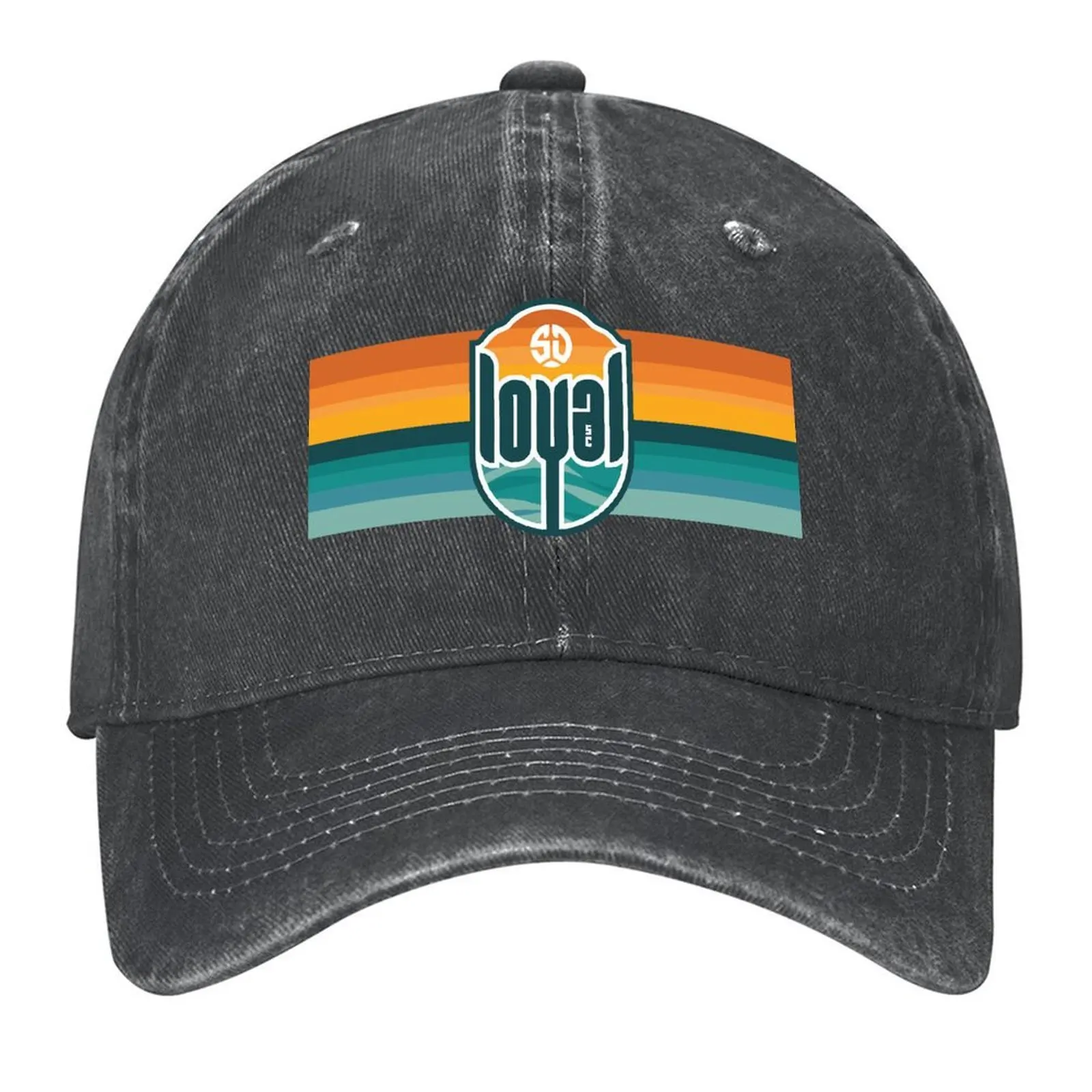 

San Diego Loyal Striped Tee Baseball Cap tactical cap sun hat Streetwear Unique hats Men's Hats Women's