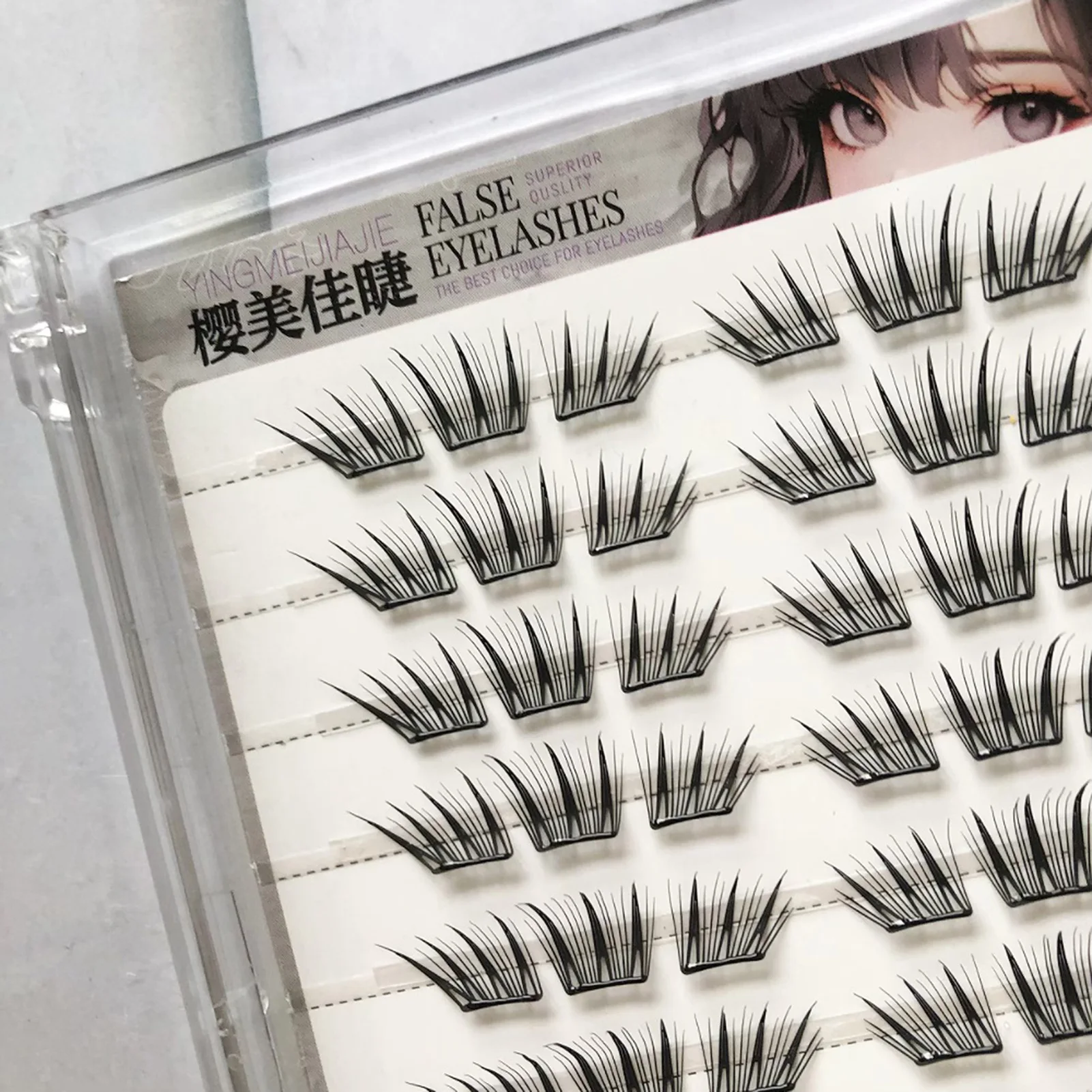 Moda diária extensões de cílios postiços misturados 9-13mm comprimentos c onda volume fibra cílios cosplay salão de maquiagem