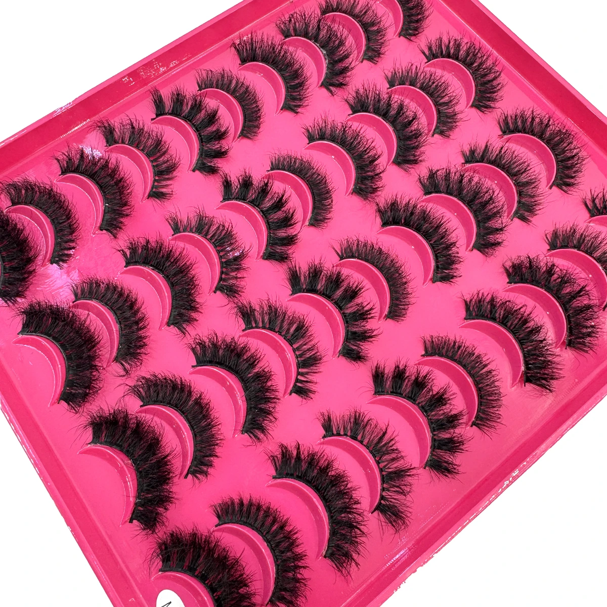 新しい 20 ペアナチュラルロングミックススタイルミンクつけまつげメイクアップキットミンクまつげエクステンションまつげ短いまつげ