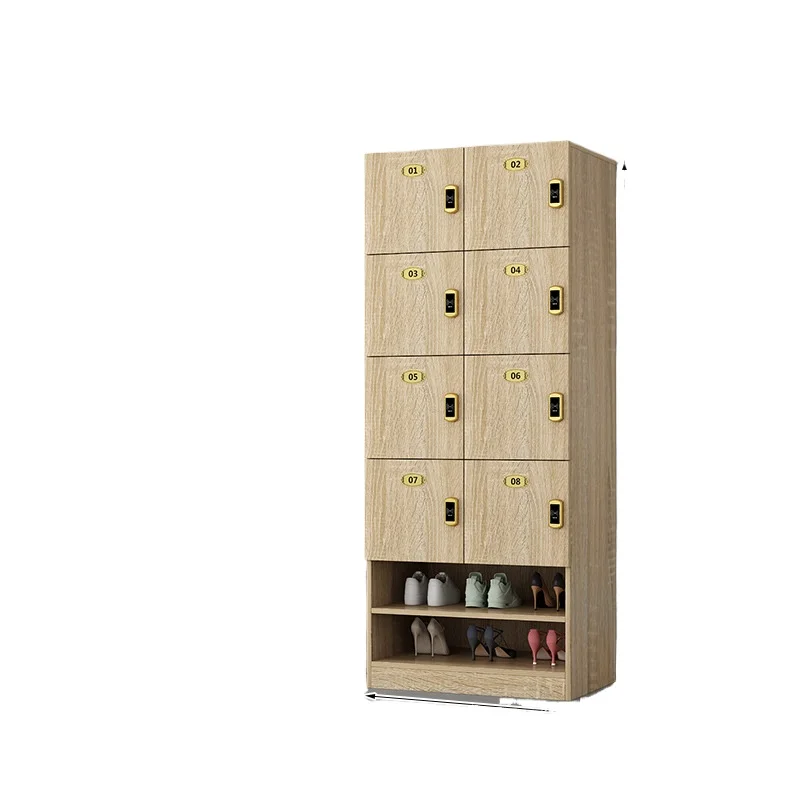 Wooden locker, yoga studio, deposit box, locker, gym, hairdresser, dance studio, staff change wardrobe, shoe cabinet
