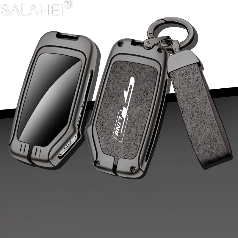 

Car Remote Key Case Cover Shell Holder Auto Keychain For KIA GT GTline Xline Rio K5 Sportage Ceed Sorento Picanto Optima