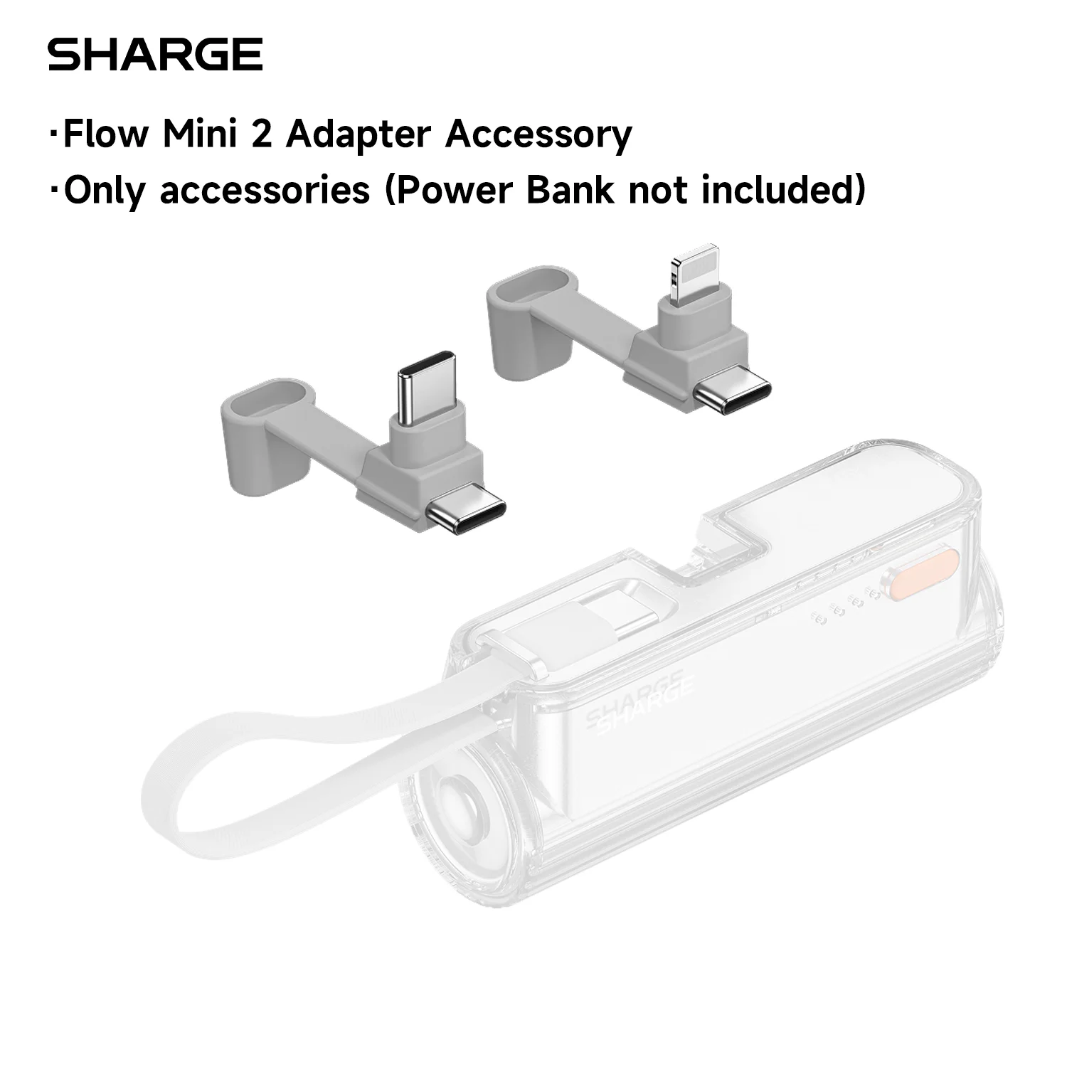 SHARGE Flow Mini 2 Power Bank Adapter Accessory for Flow Mini2 , Flow Mini 1