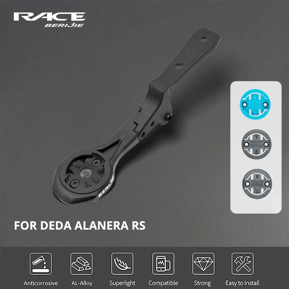 

BERIJIE For DEDA ALANERA RS Out Front Aluminum Alloy Integrated Handlebar Computer Mount,Compatible With GPS/Garmin/Bryton/Wahoo