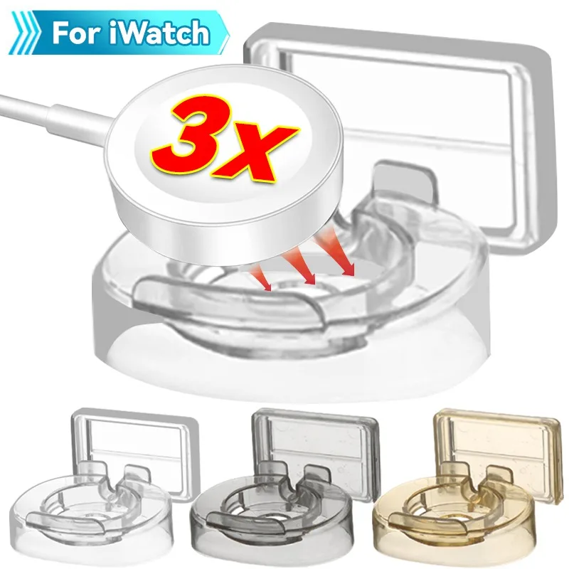 3-1PCS for Apple Watch S11 S10 S9 Punch Free Charging Stand Smartwatch Holder Universal Display Bracke Storage Rack for IWatch