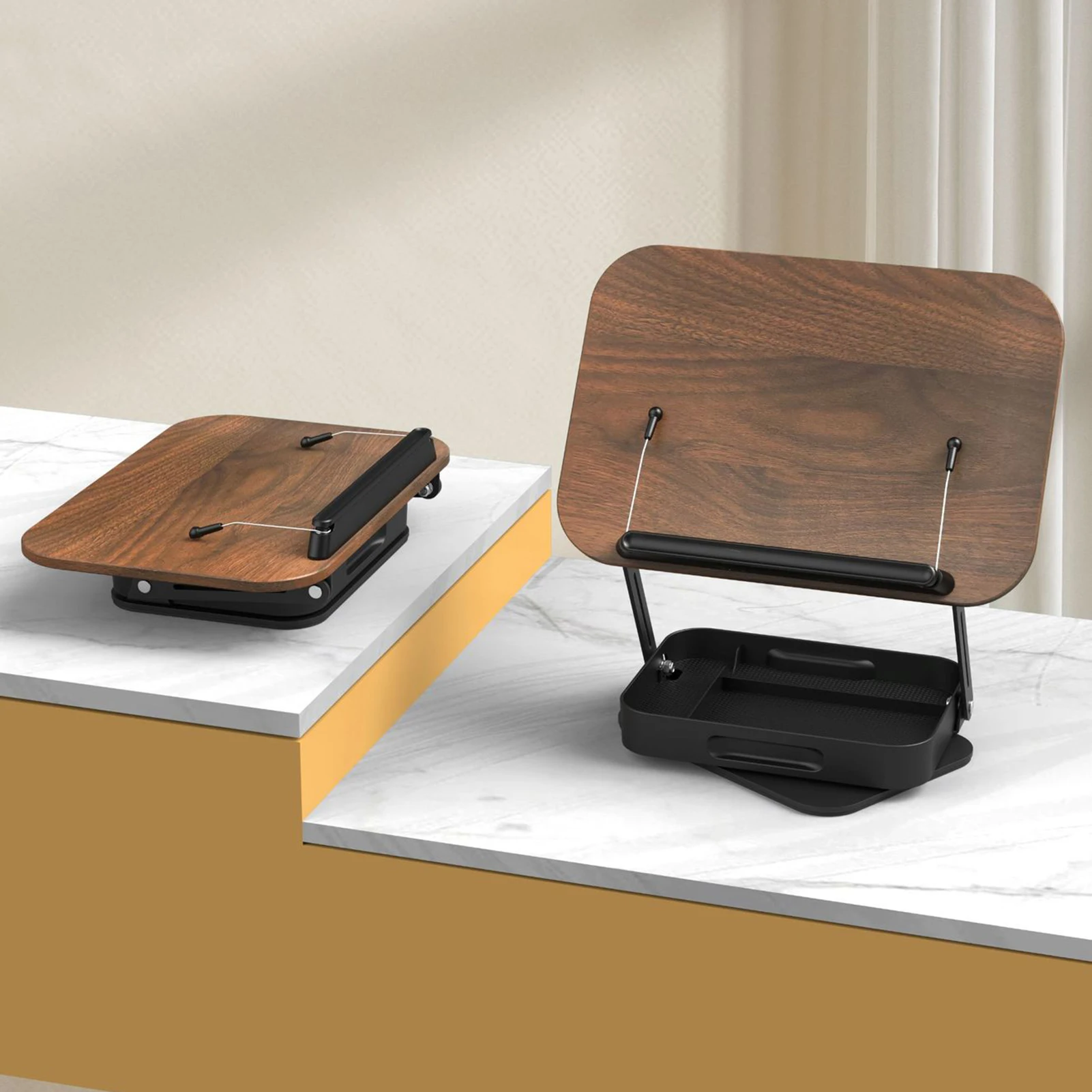 book-stand-desktop-for-reading-with-rotate-base-foldable-and-angle-adjustable-for-laptop-holder-magazine-document-book-tablet