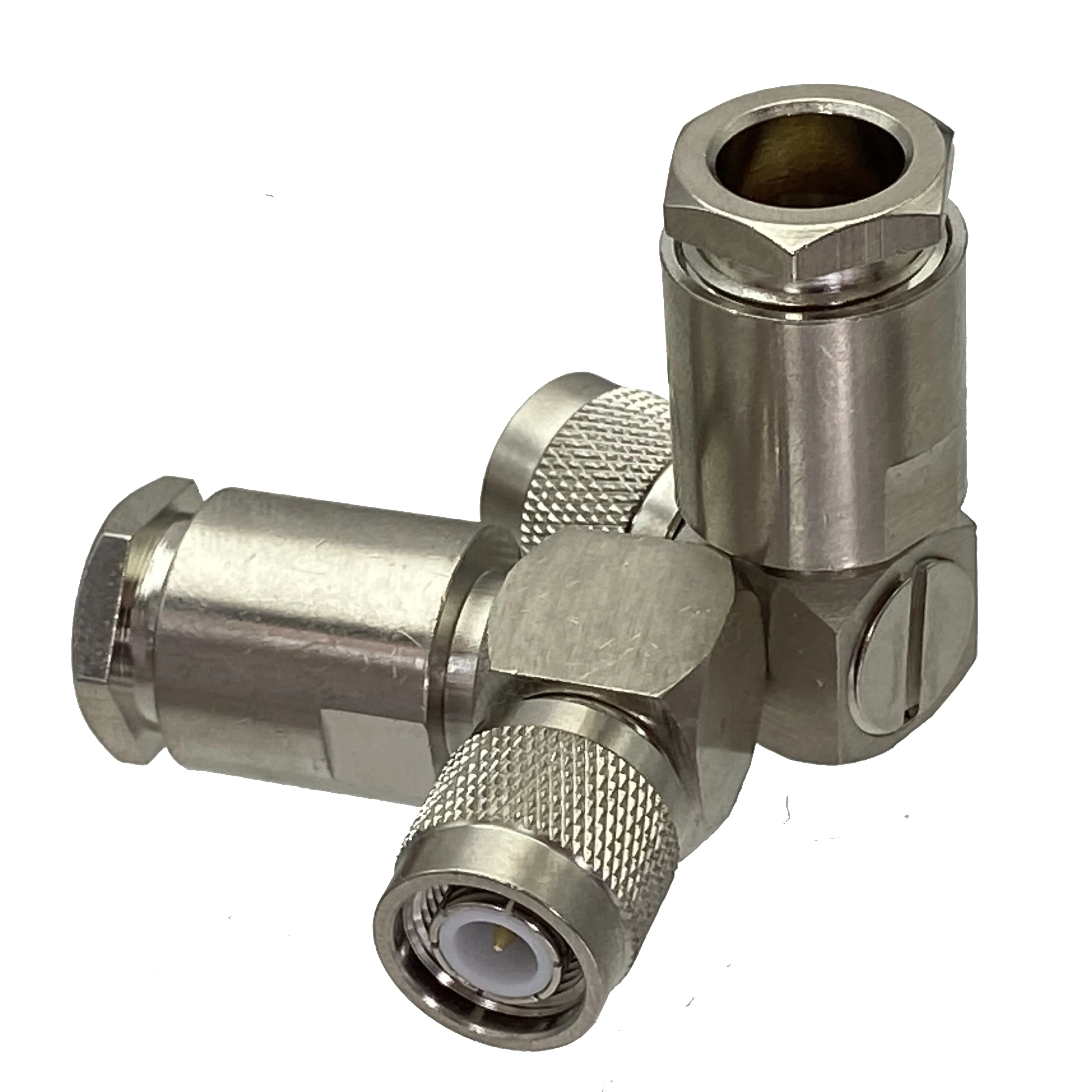 Connector TNC Male Plug Clamp RG174 RG316 / RG58 RG142 / RG8X / RG5 RG6 / RG8 LMR400 Cable RF Coaxial Straight & Right angle