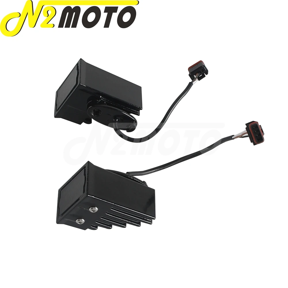Motorcycle Front Fairing LED Turn Signal Lights Indicators Lamp For Harley Low Rider  ST FXLRST 2022-2025 El Diablo FXRST 2022