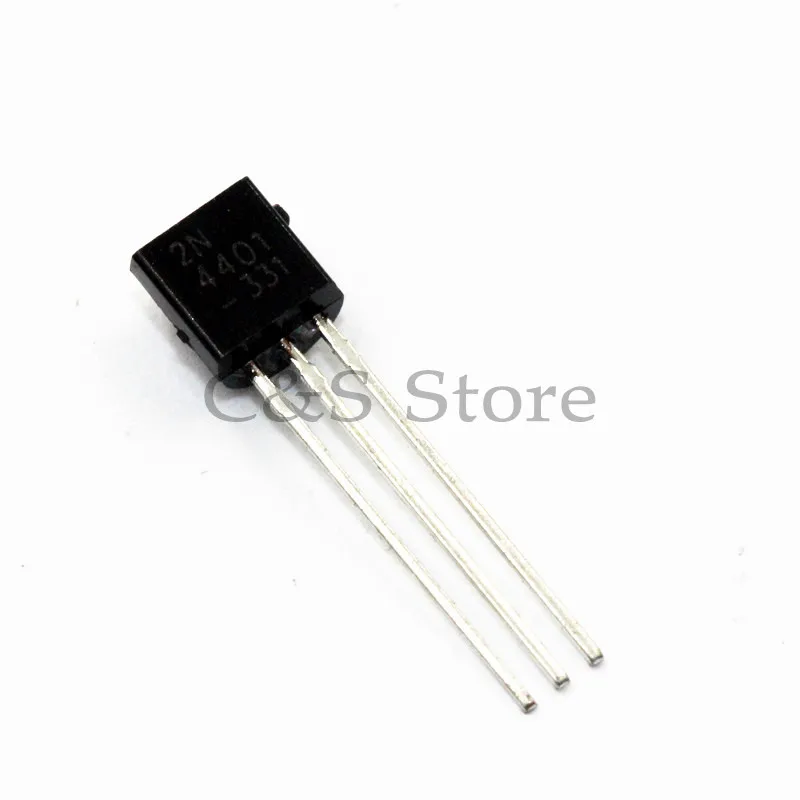 100pcs 2N4401 TO-92 Bipolar Transistor NEW