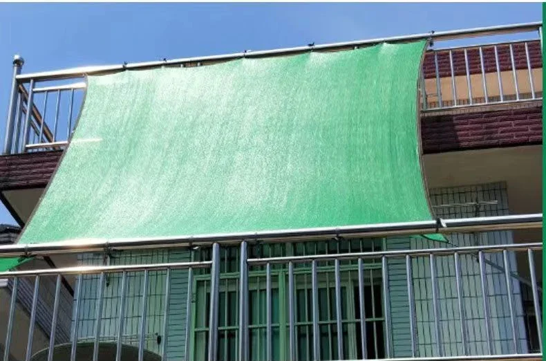 Custom 100% new HDPE 80G shading sails Agricultural green bag while punching and shading net