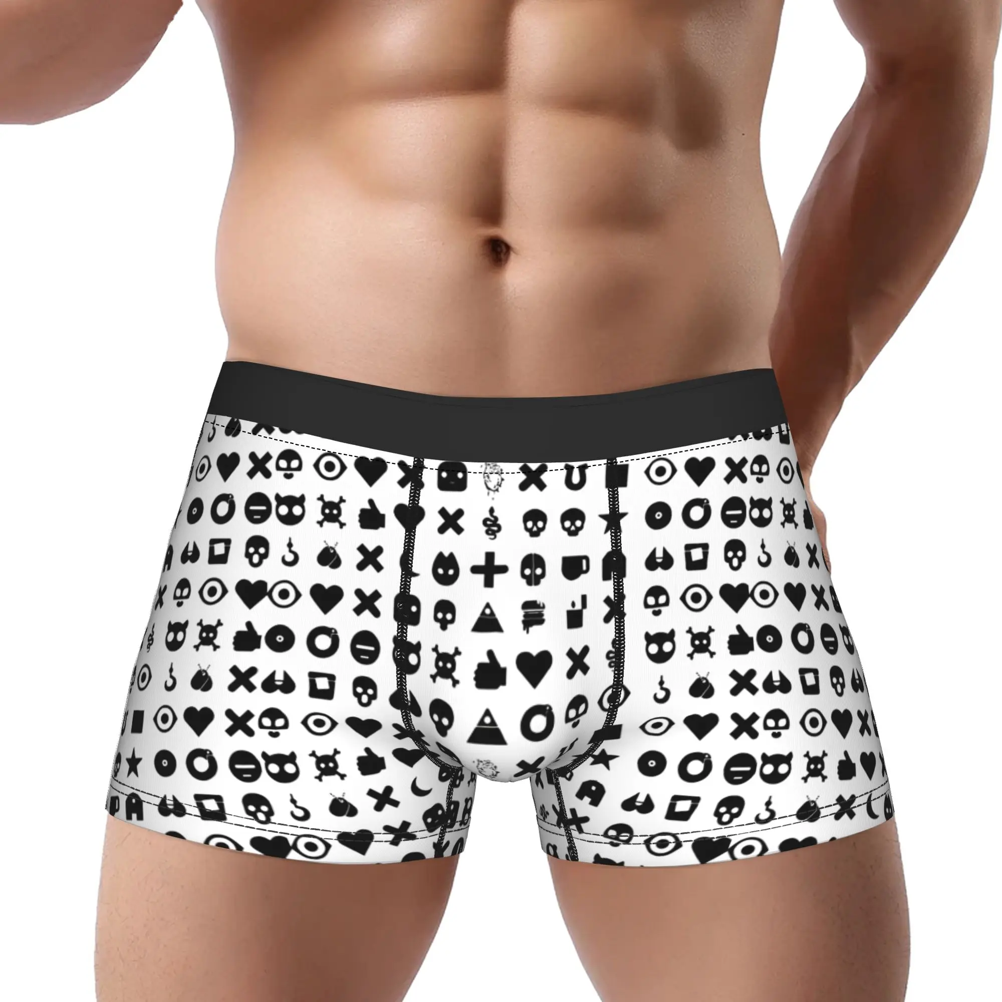 lLove Death And Robots3 lLove Death and Robots Underpants Breathbale Panties Man Underwear Print Shorts Boxer Briefs