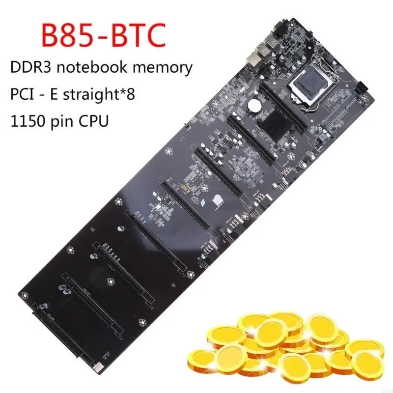 

G6DD Mining BTC B85-BTC 8PCI-E Desktop Motherboard B85 BTC Mining Mainboard