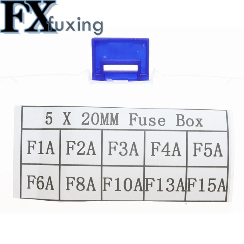 100pcs F Ceramic Fuse 5mm X 20mm Fast  Fuse F 1A 2A 3A 4A 5A 6A 8A 10A 13A 15A 250V Each 10pcs 5*20mm 5x20 MM Component Box NEW
