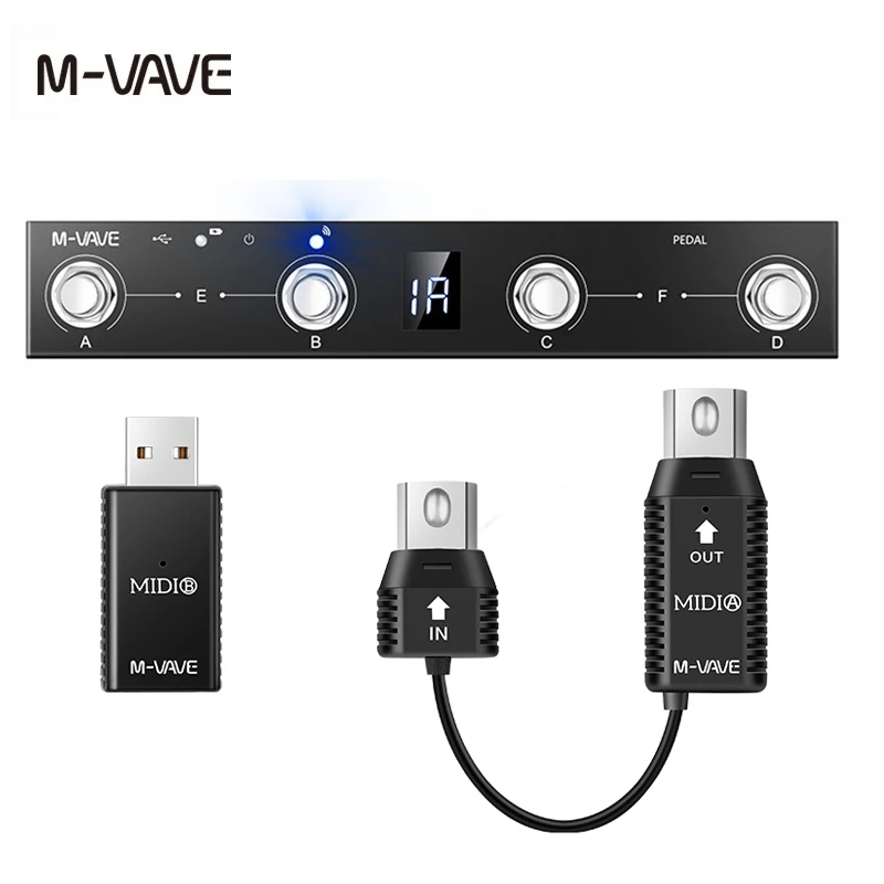 M-VAVE Chocolate Programmable Wireless MIDI System APP Control