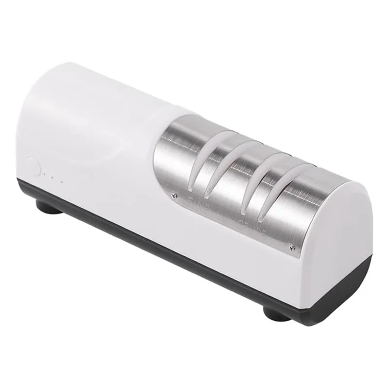 

A93E-2 Stage Electric Knife Sharpener, Professional Quality, Sleek Design, Fast Precision, Fine& Crude Edge Refinement Kitchen