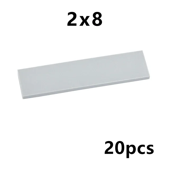 DIY Keramik fliesen Bausteine Moc glatte Figuren Ziegel 4x4 6x6 8x8 8x16 7x7 kompatibel pädagogische kreative Spielzeuge