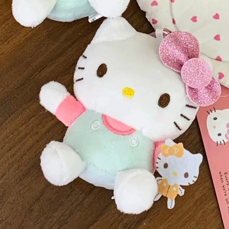 Hello Kitty Cute Plush Keychain Backpack Hanging Decorations Exquisite Cartoon Keychain Decoration Couple Gifts Christmas Gift