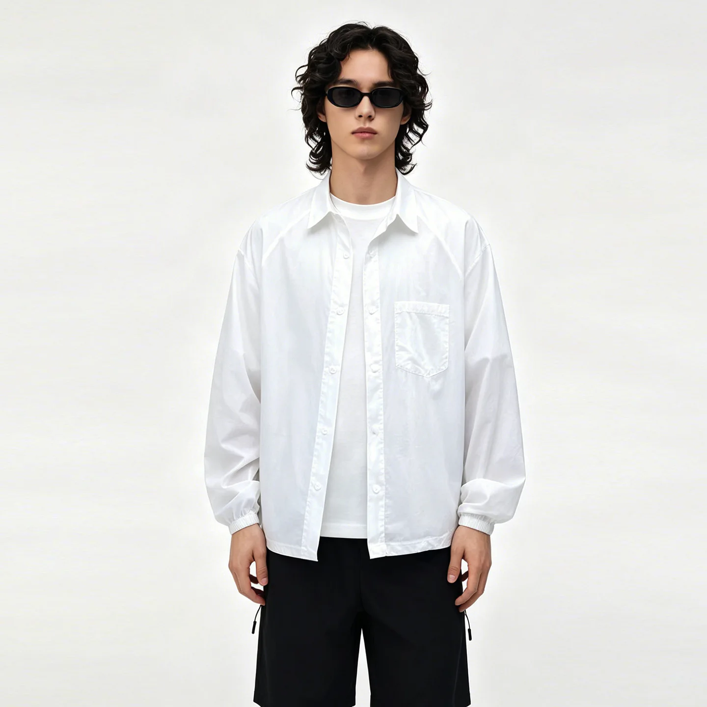 Men's Sun Protection Shirt, UPF Lightweight & Breathable, Quick-Dry Anti-UV Top for Summer City Outdoor