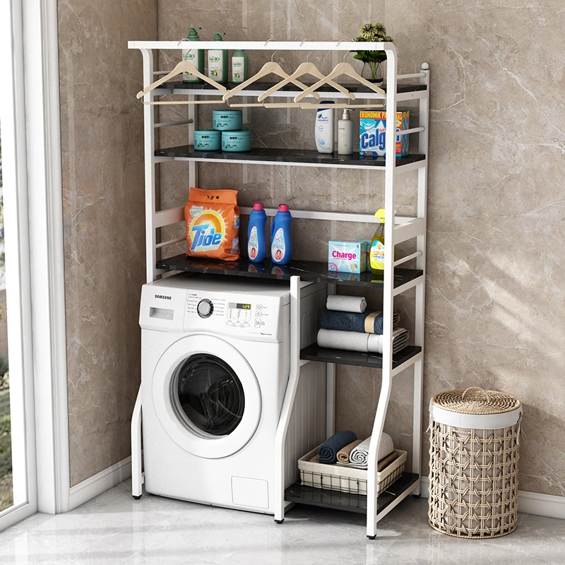 

Washing machine rack Multifunctional bathroom Pulsator upper flip washing machine rack Multi-size customiza