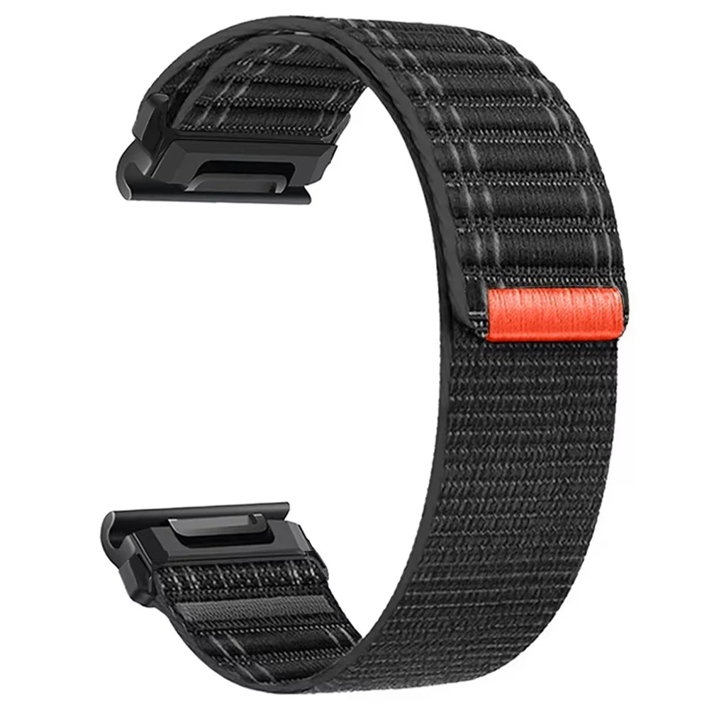 Quick Fit Nylon loop Band For Garmin Fenix 8 7 Pro 7S 6X 6 GPS 5Plus Venu 3 Tactix 7 bracelet correa Fenix 8 7X 26mm 22mm Strap image 2